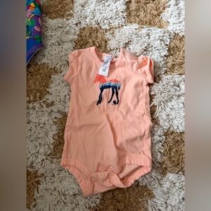 Carhartt Peach Short Sleeve Kids top with horse